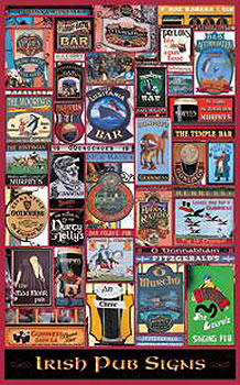 Pub Signs Of Ireland Irish Poster Pub Signs Of Ireland Irish Poster