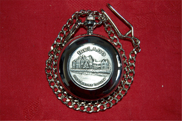 MUCKROSS HOUSE - Irish Made Pewter POCKET WATCH