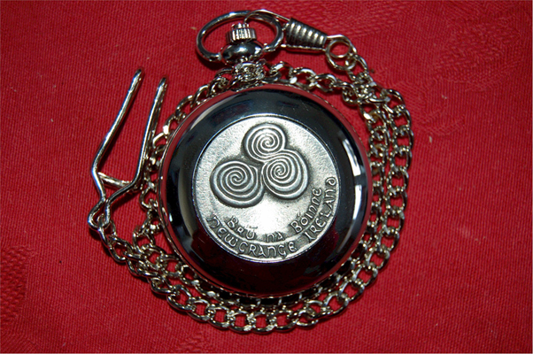 NEWGRANGE - Irish Made Pewter POCKET WATCH