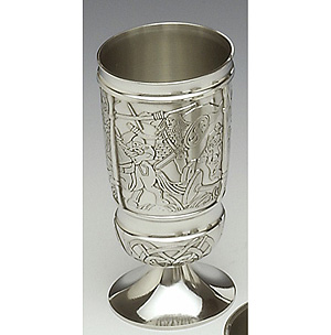 Pewter Goblet Irish Legends