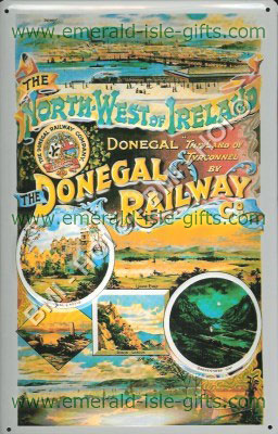 Donegal Railway - old Tourist Poster