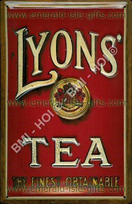 Lyons Quality Tea - Advert on Metal Sign