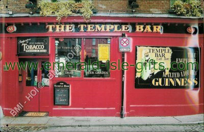 The Temple Bar Pub Metal Sign