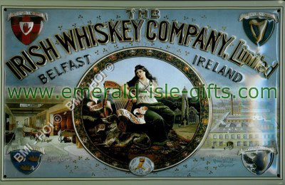 The Irish Whiskey Company old poster advert