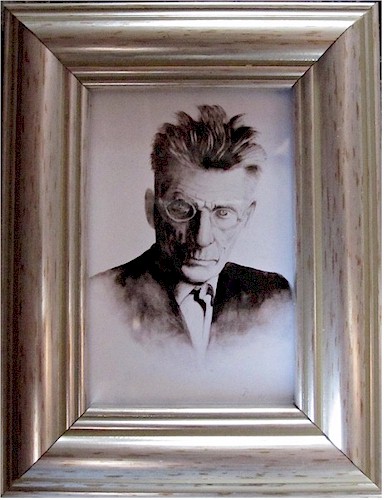 Samuel Beckett - Original Portrait Samuel Beckett - Original Portrait
(Miniature Watercolour by Pervaneh Matthews)