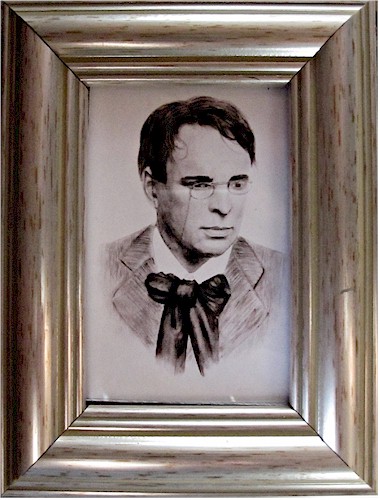 W.B. Yeats - Original Miniature W.B. Yeats - Original Miniature
(Watercolour by Pervaneh Matthews)