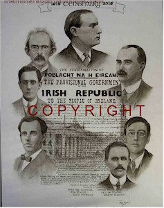 Easter Rising 1916 Leaders Large Print