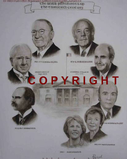 Presidents of Ireland Large Print