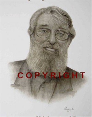 Ronnie Drew Portrait Signed Ltd Edition