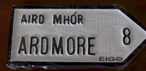 ARDMORE Old Style Road Sign