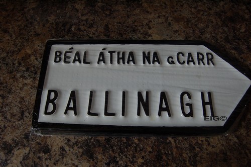 Ballinagh Old Style Road Sign