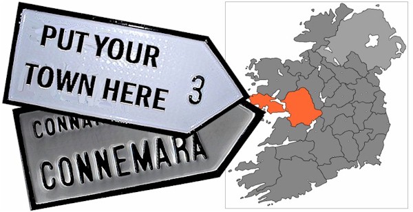 Do we have your CONNEMARA Town ROAD SIGN?