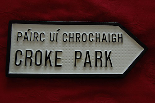 Croke Park GAA Irish Road Sign