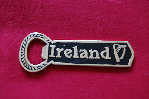 Irish Brass Bottle Opener Black Irish Brass Bottle Opener Black
(Boxed)