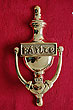 Failte & Claddagh Brass Door Knocker Failte & Claddagh Brass Door Knocker
(Urn design)