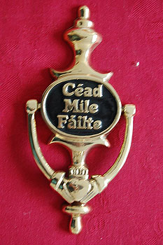 Cead Mile Failte Door Knocker Cead Mile Failte Door Knocker
(Black)