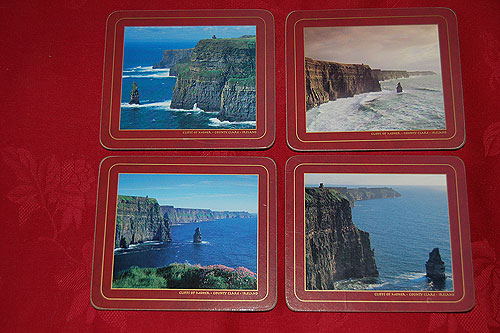 Cliffs of Moher Coaster Set Cliffs of Moher Coaster Set
(Corked Wood)