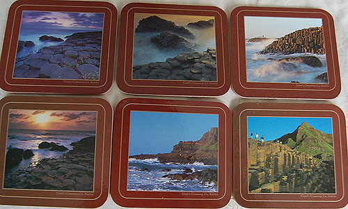 Giants Causeway Coaster Set Giants Causeway Coaster Set
(Six quality coasters)