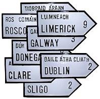 Irish Road Signs & Plates